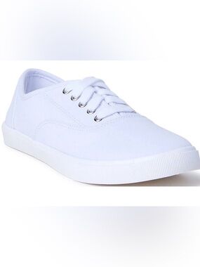Time and Tru Women’s Casual White Lace Up Sneaker Tennis Shoe Size 7